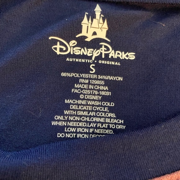 Disney Parks Womens Graphic T-Shirt Blue Lands That I Love Short Sleeve‎ Small. - Picture 5 of 7